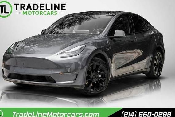 TESLA MODEL Y 2020 5YJYGDEEXLF041848 image